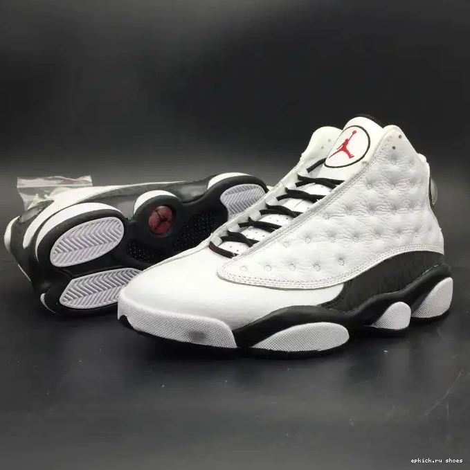 SNGL AIR 888164-112 mens "LOVE 13 RESPECT" white  RETRO JORDAN AND DAY black 0606